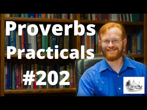 Proverbs Practicals 202 - Proverbs 24:7 -- Lots to Say, But No One to Listen