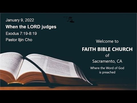 When the LORD judges - Exodus 7:19-8:19