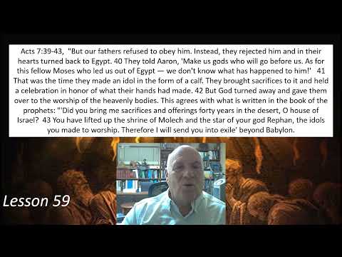 Acts 7:39-43 Lesson 59 June 10, 2022
