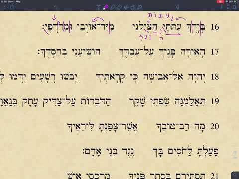 Psalms 31:16-17 in Hebrew