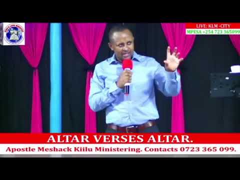 2 Kings 17:24-26 Dealing with Altars - Apostle Meshack Kiilu Ministering