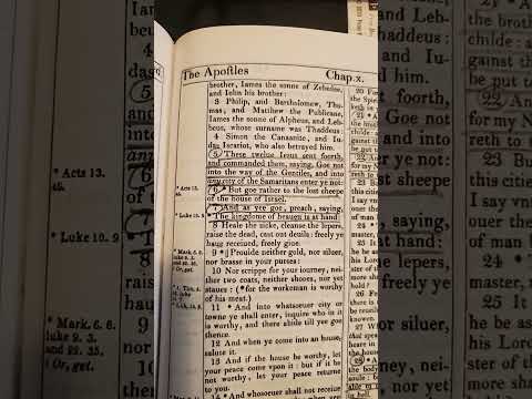 Matthew 10:5-7 Go rather to the lost sheep of the house of Israel.