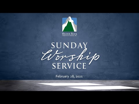 HRCC Sunday Service Feb. 28, 2021 -- Worry Free Living (Matthew 6:1-34 [esp. 31-34])