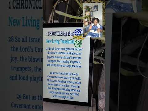 3FOLD 1 Chronicles 15:28-29(NLT)