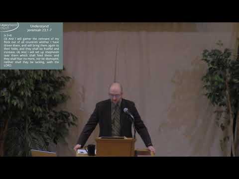 Jeremiah 23:1-8 - The Good Shepherd; The Righteous Branch