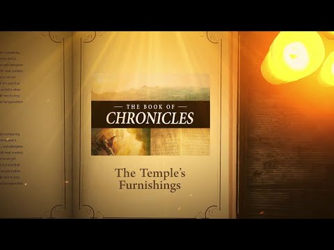 2 Chronicles 4 - 5:1: The Temple’s Furnishings | Bible Stories