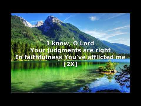 YOUR HANDS HAVE MADE ME AND FASHIONED ME (Psalm 119:73-80)