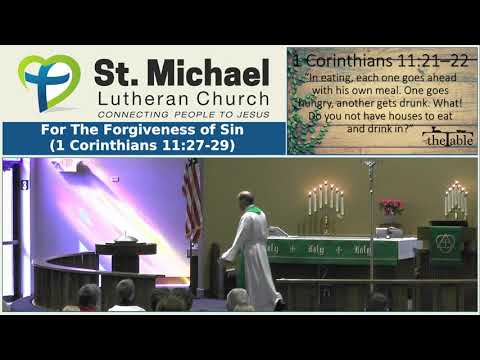 For the Forgiveness of Sin (1 Corinthians 11:27–29)