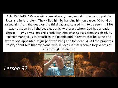 Acts 10:39-43 Lesson 92 July 27, 2022