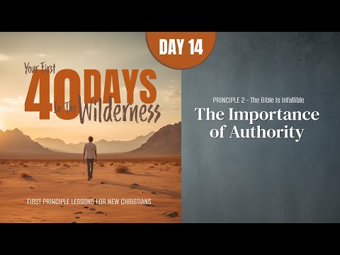 Day 14: The Importance of Authority | Your First Forty Days in the Wilderness