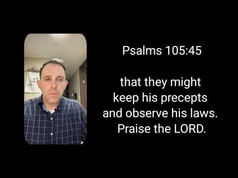Psalms 105:45