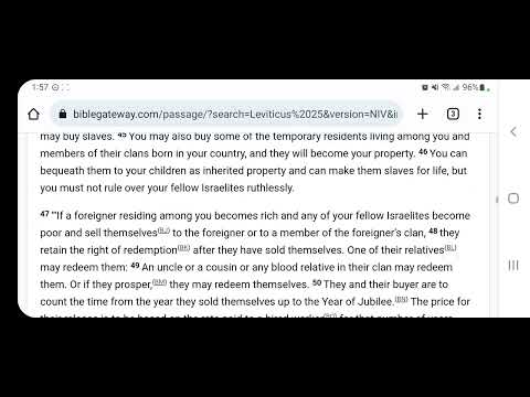 Leviticus 25:32-55