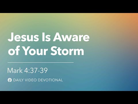 Jesus Is Aware of Your Storm | Mark 4:37–39 | Our Daily Bread Video Devotional