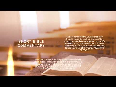 Nehemiah 13:22 - Short Bible commentary
