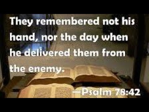 చరిత్రను తిరిగి చూడు//Psalms 78:42--43//word from the word by Sis UshaSilas