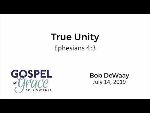 True Unity (Ephesians 4:3)