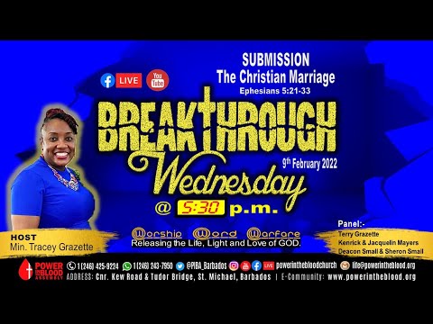 Submission - The Christian Marriage | Ephesians 5: 21-33 | Min. Tracey Grazette