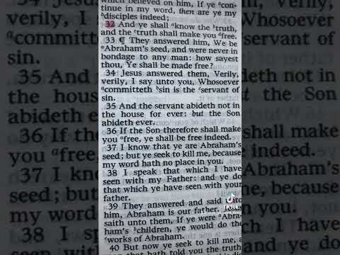 ⛓How We’re Made Free????From Sin And Death In John 8 : 34-36 In The Bible????