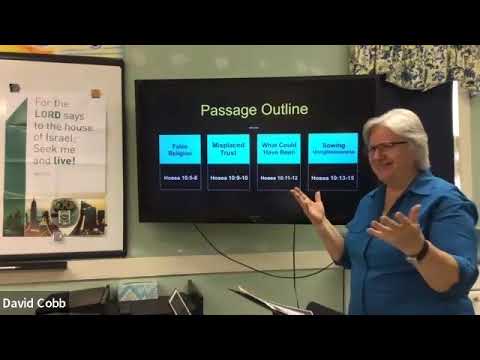 "The Sin Harvested"  Hosea 10:5-15