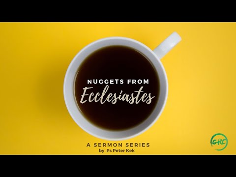 Money Money Money | Peter Kek | Ecclesiastes 5:10-6:12