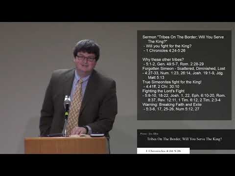 Tribes on the Border; Will you serve the King? (1 Chronicles 4:24-5:26)