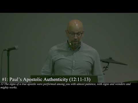 Paul's Concern for the Church - 2 Corinthians 12:11-13-4