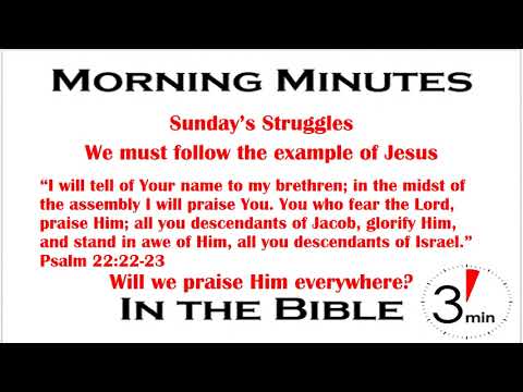 Praise His Name Psalm 22:22-23