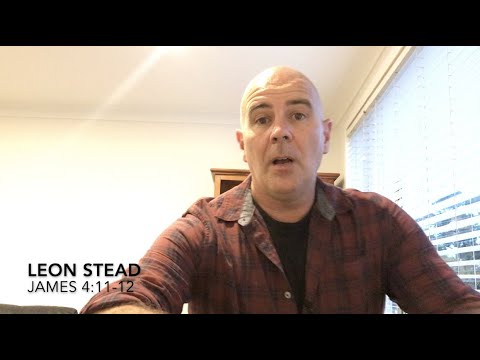 Devotion: James 4:11 12