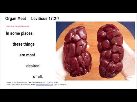 Leviticus 17:2-7    Organ Meat