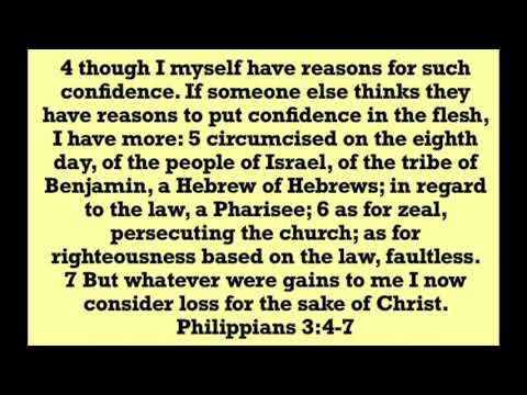 Philippians  3:4-7
