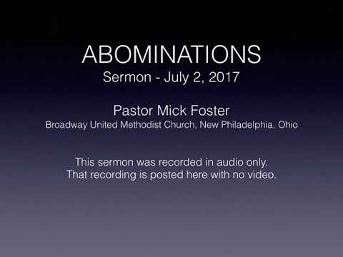 Abominations (1 John 2:21, 24-25)