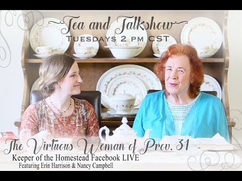 Tea Time & Talk Show Proverbs 31:14