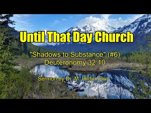"Shadows to Substance"   (#6)   Deuteronomy 32:10