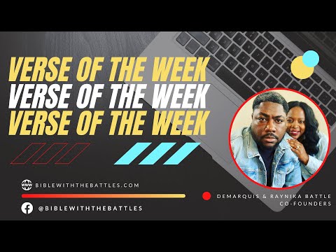 Verse of the Week - Psalm 105:8