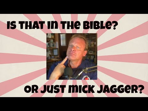 You can't always get what you want? #NotInTheBible #MickJagger Acts 17:11, 2 Cor. 9:8 #Prosperity?