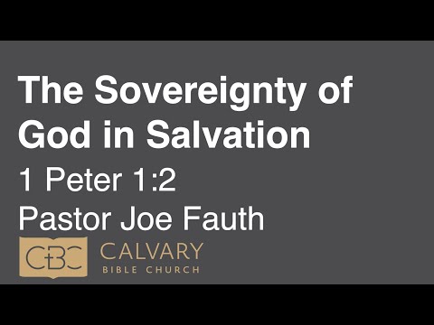 2/7/21 AM - 1 Peter 1:2 - "The Sovereignty of God in Salvation of Man" Joe Fauth