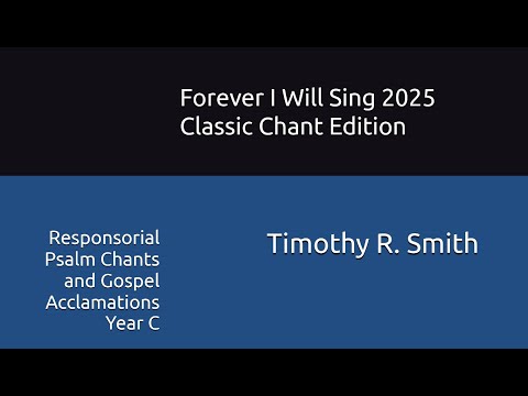 60 You are a priest forever - Psalm 110:1, 2, 3, 4 - The Most Holy Body and Blood of Christ