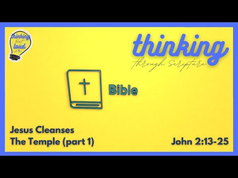Jesus Cleanses the Temple (Part 1) | John 2:13-25 Verse by Verse Study