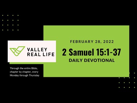 2 Samuel 15:1-37
