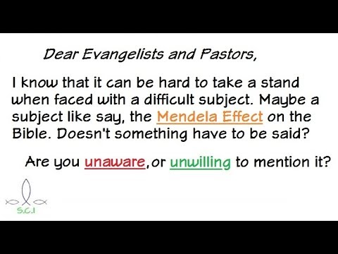 Dear Pastor Or Evangelist - The Daniel 7:25 - Amos 8:11 Effect On The Scriptures