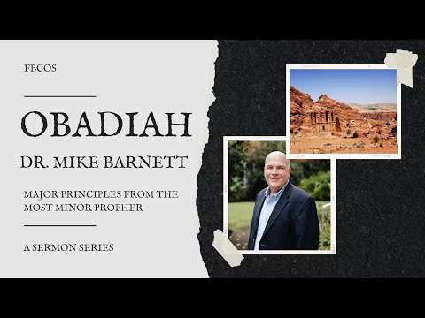 08/14/2022    You Are Your Brother's Keeper   Obadiah 1:10-14