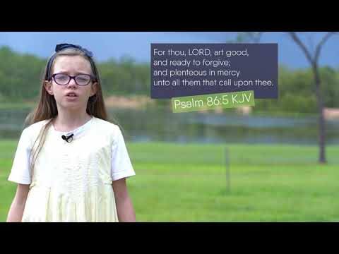 How to sing Psalm 86:5 KJV - For thou Lord art good and ready to forgive - Musical Memory Verse