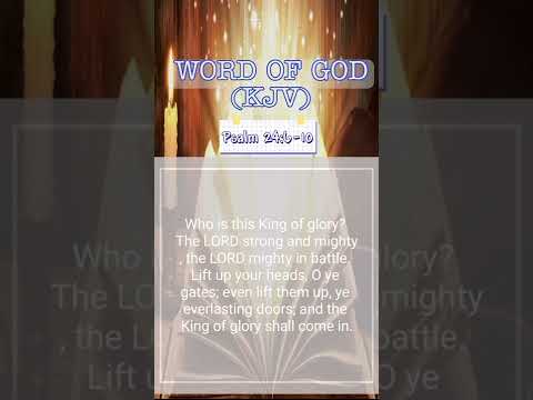 Word of God: Psalm 24:6-10