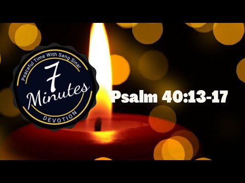 #Devotion Psalm 40:13-17