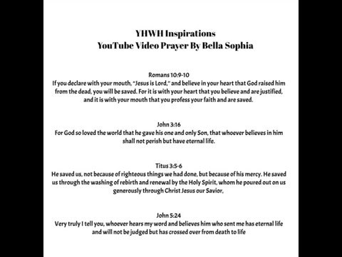 Say Yes and Amen to Eternal Life | Romans 10:9-10, John 3:16, Titus 3:5-6, and John 5:24 Prayer