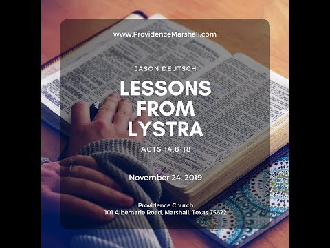 Acts 14:8-18 | Lessons from Lystra