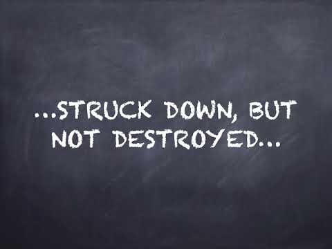 Not in Despair (2 Corinthians 4:8-10)