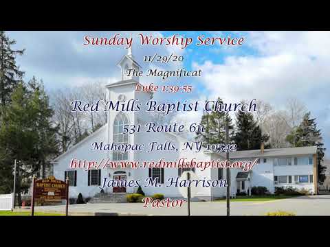 10am Worship Service on 11/29/20 "The Magnificat" Luke 1:39-55