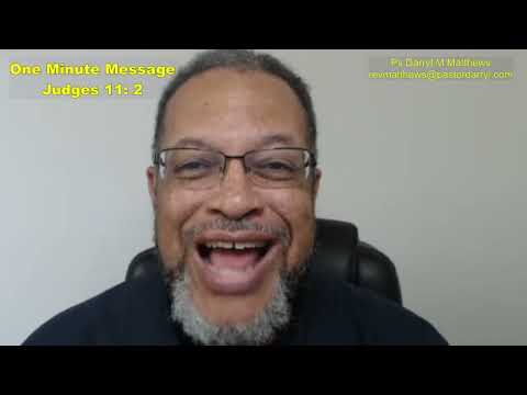 One Minute Message - Life Isn't Always Fair - Judges 11:2 #judges #jephthah #darrylmatthews