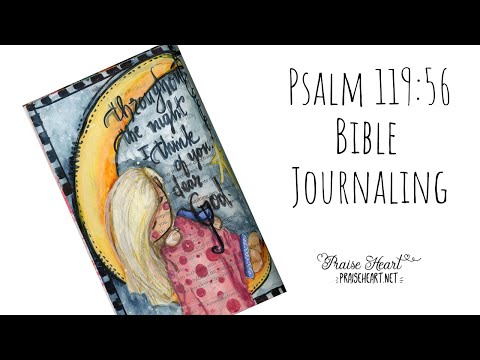Psalm 119:56 Bible Journaling